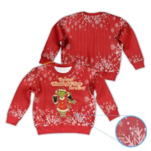 Alternative view of Guinness Grnch The Most Wonderful Time For A Beer Ugly Christmas Sweater