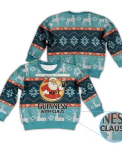 Alternative view of Guinness With Claus Ugly Christmas Sweater