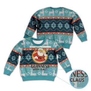 Alternative view of Guinness With Claus Ugly Christmas Sweater