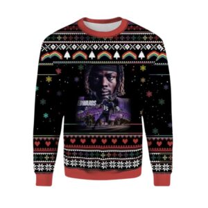 Alternative view of Gus Edwards Ravens Ugly Christmas Sweater - Grishko.com