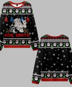 Hail Santa Ugly Sweater 2025 Christmas 