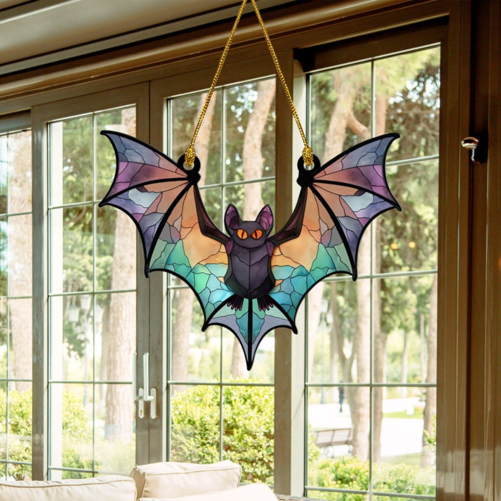 Halloween Bat Suncatcher Ornament 37acxx280824