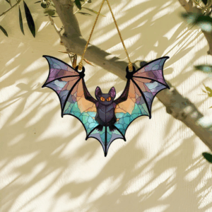 Alternative view of Halloween Bat Suncatcher Ornament 37acxx280824