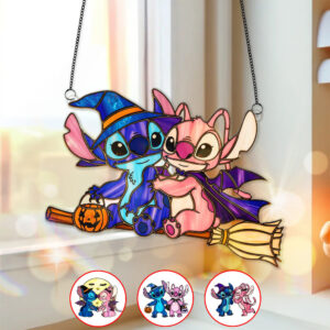 Halloween Couple Suncatcher - Personalized Gifts For Couple 01pgmg050825