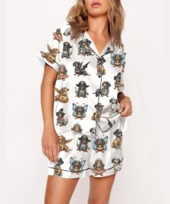 Alternative view of Halloween Dachshund Pajama Set