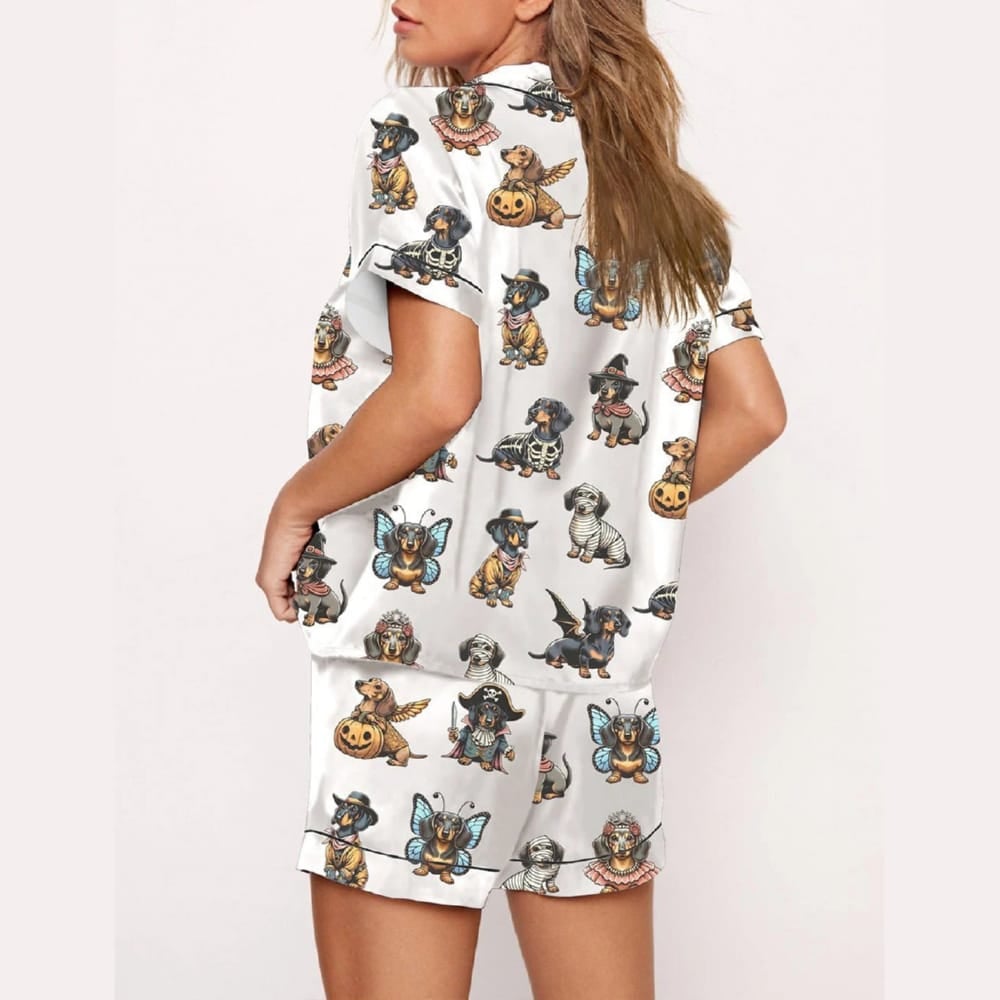 Halloween Dachshund Pajama Set - Image 3