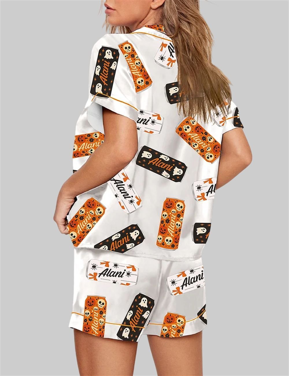Alternative view of Halloween Energy Drink Can Pajama Set
