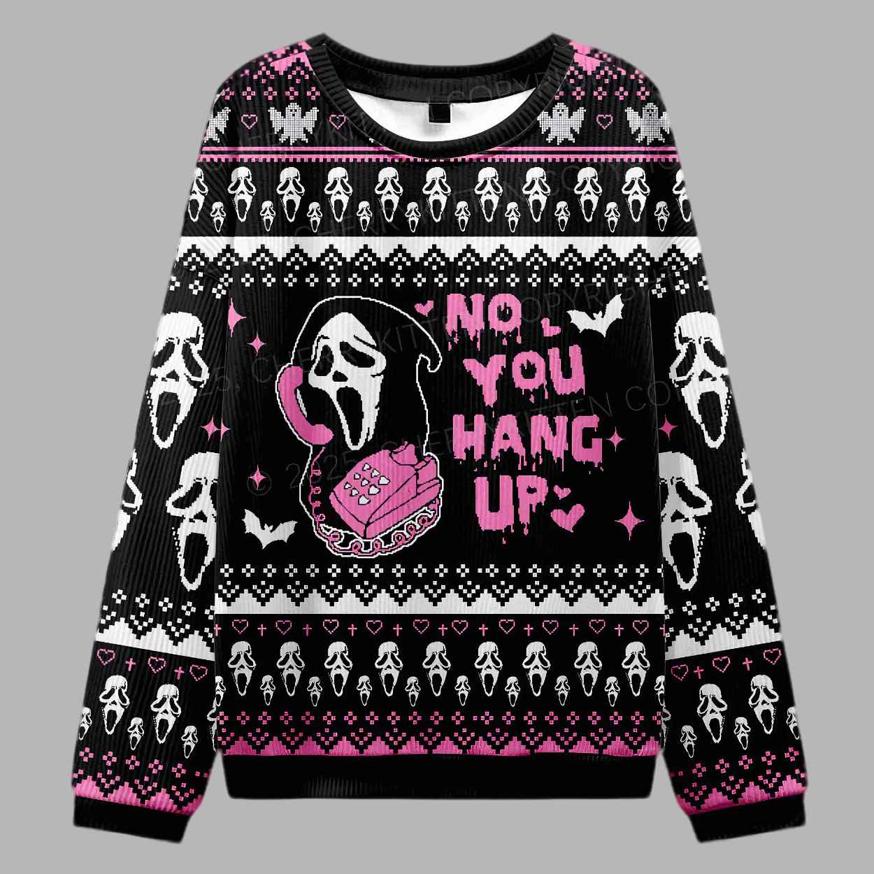 Halloween No You Hang Up Ugly Christmas Sweater - gullprint.com