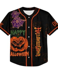 Alternative view of Halloween Take Me To Hometown Custom Baseball Jersey