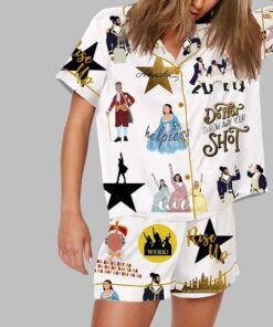 Hamilton The Musical Inspired Tour Print Pajama Set