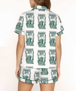 Alternative view of Hands Off Liberties Pajama Set For Women