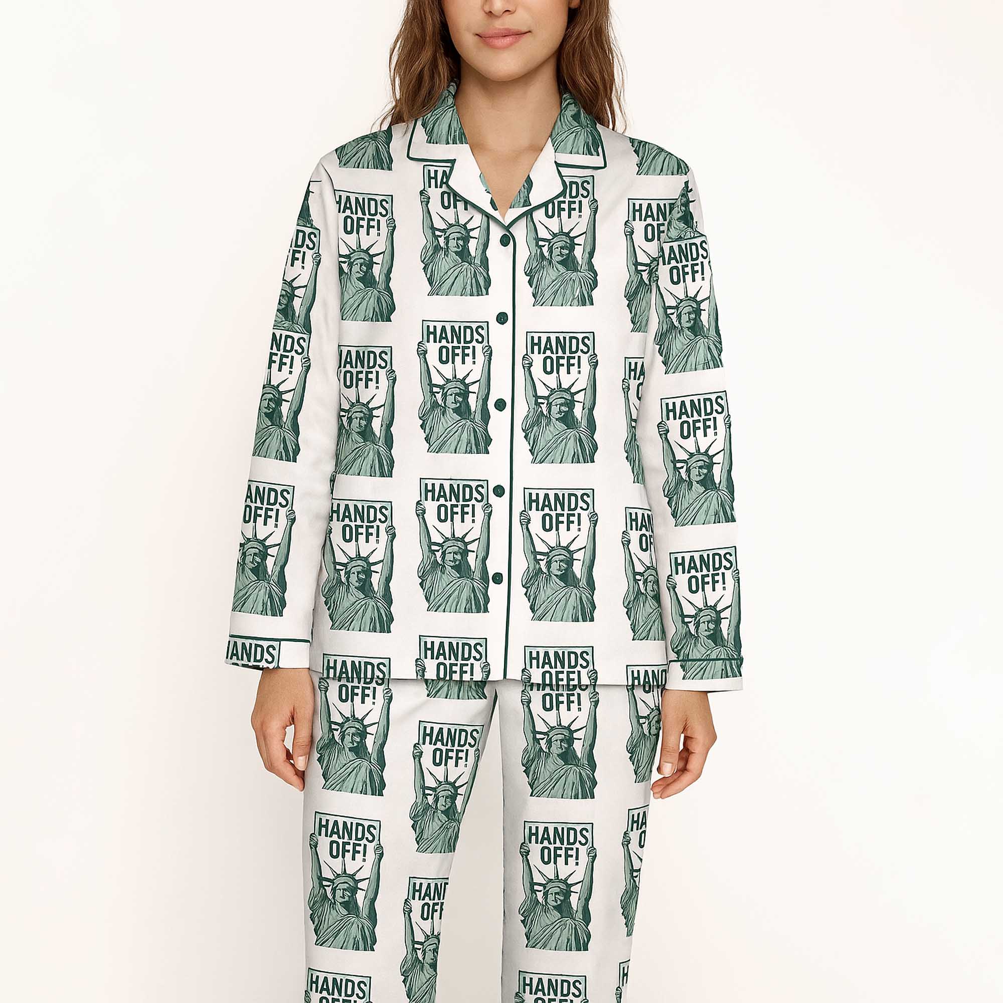 Hands Off Liberties Pajama Set For Women - Image 3