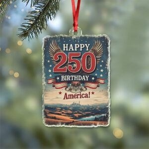 Alternative view of Happy 250 Birthday America Acrylic Ornament TH10 894787