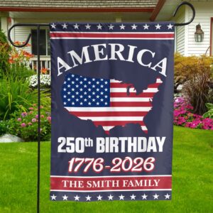 Happy 250 Years Birthday USA Flag | America Anniversary Flag | Patriotic 4th of July Flag | Independence Day House Flag Garden Flag 682485