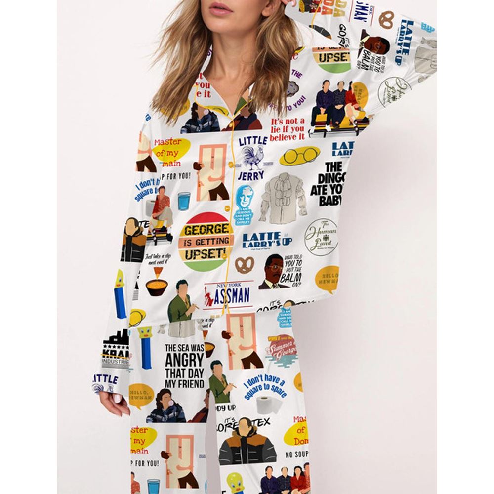 Alternative view of Happy Bachelor Party Satin Pajama Set For Women