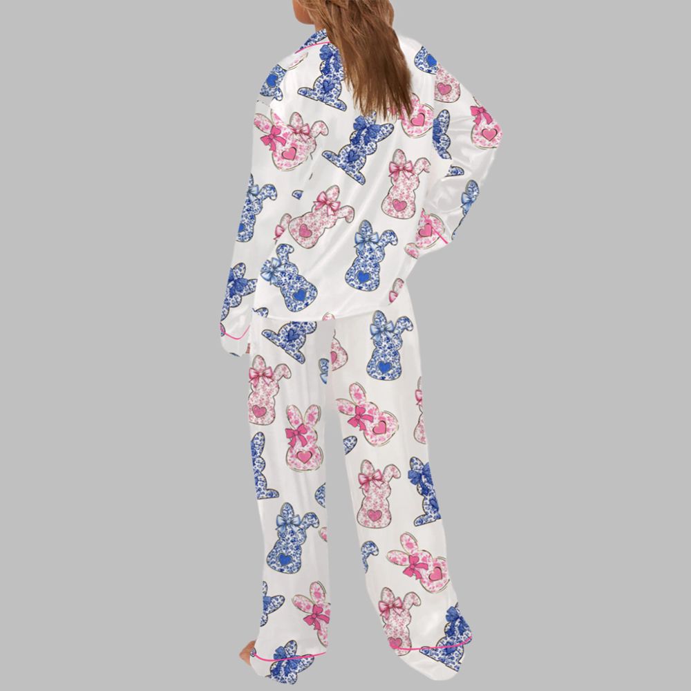 Happy Easter Pajama Set For Women - Image 3