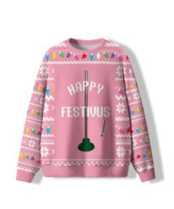 Alternative view of Happy Festivus Ugly Sweater 2025 Christmas 