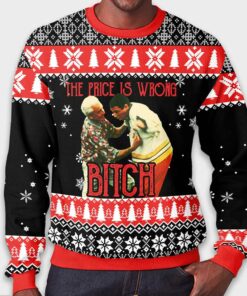 Alternative view of Happy Gilmore The Price Is Wrong Bitch Ugly Christmas Sweater