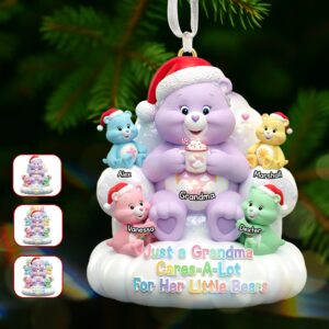 Alternative view of Happy Grandma Christmas Ornament Personalized Gifts For Grandma 02HUMG241025