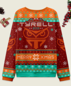 Alternative view of Happy Replicant Xmas Red Ugly Christmas Sweater Sweatshirt