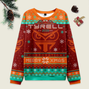 Happy Replicant Xmas Red Ugly Christmas Sweater Sweatshirt