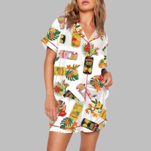 Hawaiian Sun Pass-O-Guava Can Art Pajama Set