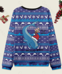 Alternative view of HCLLO Ugly Christmas Fuzzy Fleece Sweatshirt