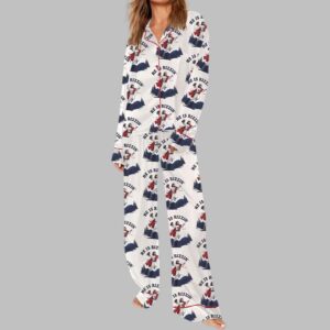 Alternative view of He Is Rizzin Jesus Pajama Set