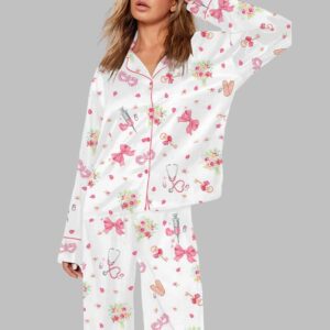 Alternative view of Healthcare Nurse Valentine's Day Pajama Set