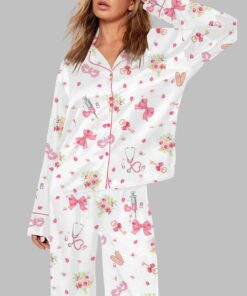 Healthcare Nurse Valentine's Day Pajama Set