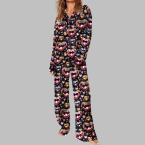 Alternative view of Heart Pajama Set