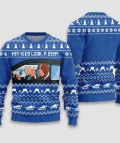 Hey Kids Look A Deer National Lampoon Ugly Christmas Sweater