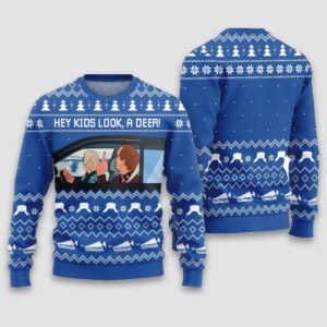 Hey Kids Look A Deer National Lampoon Ugly Christmas Sweater