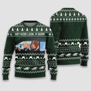 Alternative view of Hey Kids Look A Deer National Lampoon Ugly Christmas Sweater