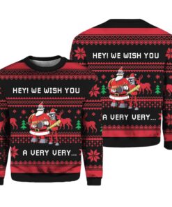 Hey We Wish You a Futurama Ugly Christmas Sweater 