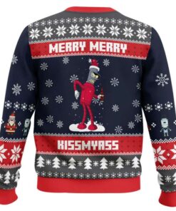 Alternative view of Hey We Wish You A Futurama Ugly Christmas Sweater