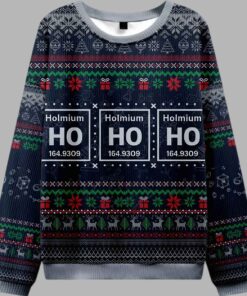 Ho Ho Ho Holmium Ugly Christmas Sweater