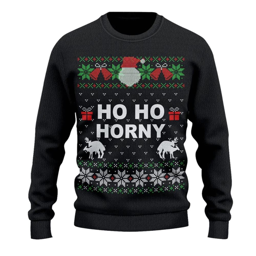 Ho Ho Horny Christmas Sweater - Grishko.com