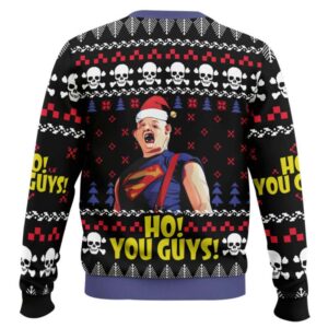 Alternative view of Ho You Guys The Groonies Ugly Christmas Sweater