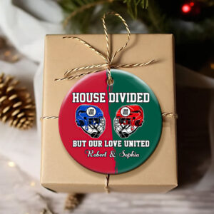 Alternative view of Hockey Family Ornament - Hockey Helmet - Personalized Gifts For Ice Hockey Lovers