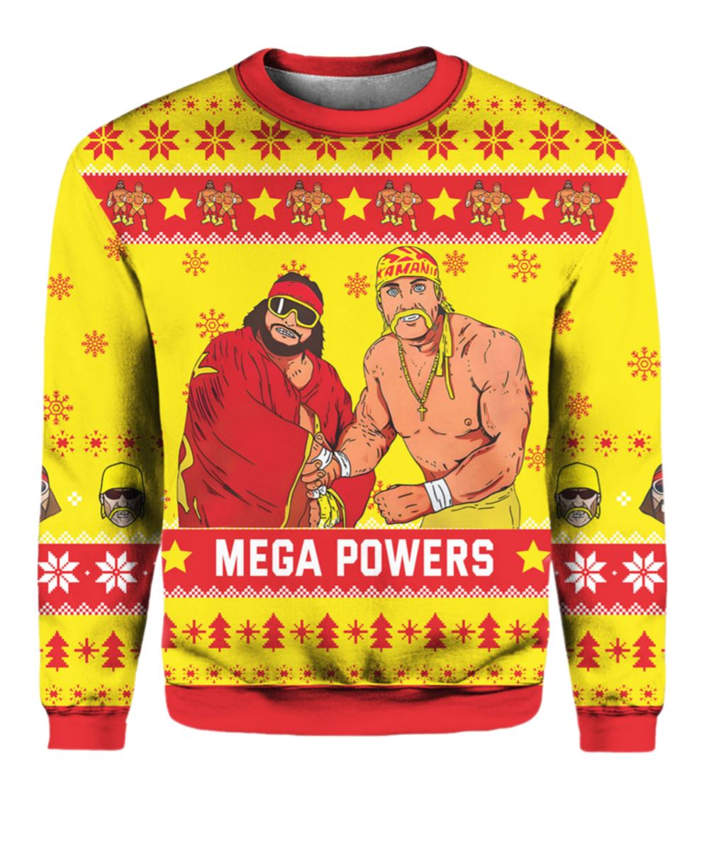 Hogan Macho Man Mega Powers Ugly Christmas Sweater - Grishko.com - Image 2