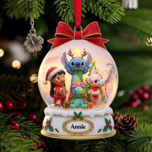 Alternative view of Holiday & Friends Christmas Ornament Personalized Gifts For Friends 04PGLU161025