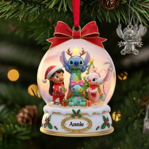 Holiday & Friends Christmas Ornament Personalized Gifts For Friends 04PGLU161025