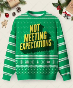 Holiday Underachievement Ugly Christmas Fuzzy Fleece Sweatshirt