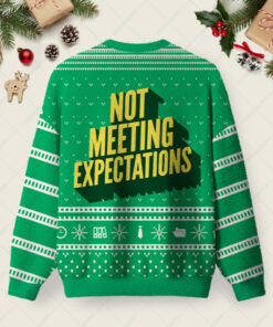 Alternative view of Holiday Underachievement Ugly Christmas Fuzzy Fleece Sweatshirt