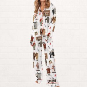 Alternative view of Home Alone Christmas Silky Satin Pajama Set