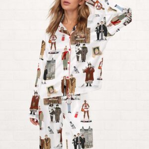 Home Alone Christmas Silky Satin Pajama Set