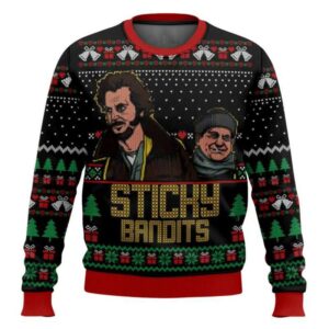 Home Alone Sticky Bandits Ugly Christmas Sweater