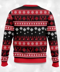 Alternative view of Honey Badger Ugly Christmas Sweater