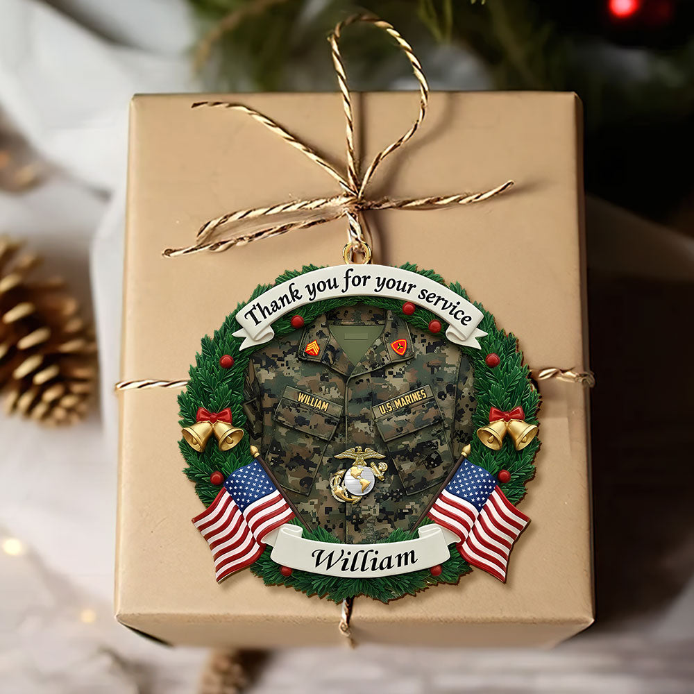 Honoring Heroes Military Christmas Ornament Personalized Gifts for Veterans 02KITI200925 - Image 4